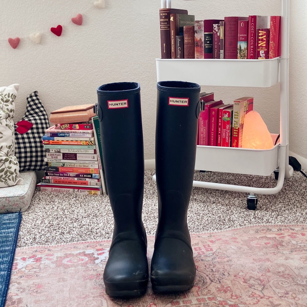 hunter wool lined original tall boots